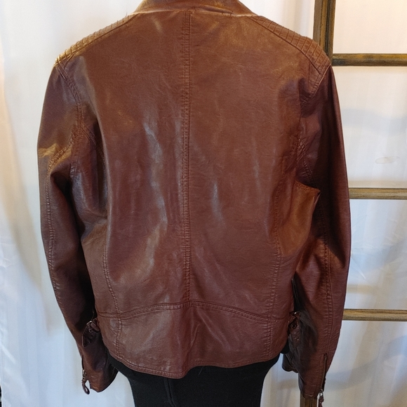 Maurices Faux Leather Bomber Jacket - Picture 5 of 8
